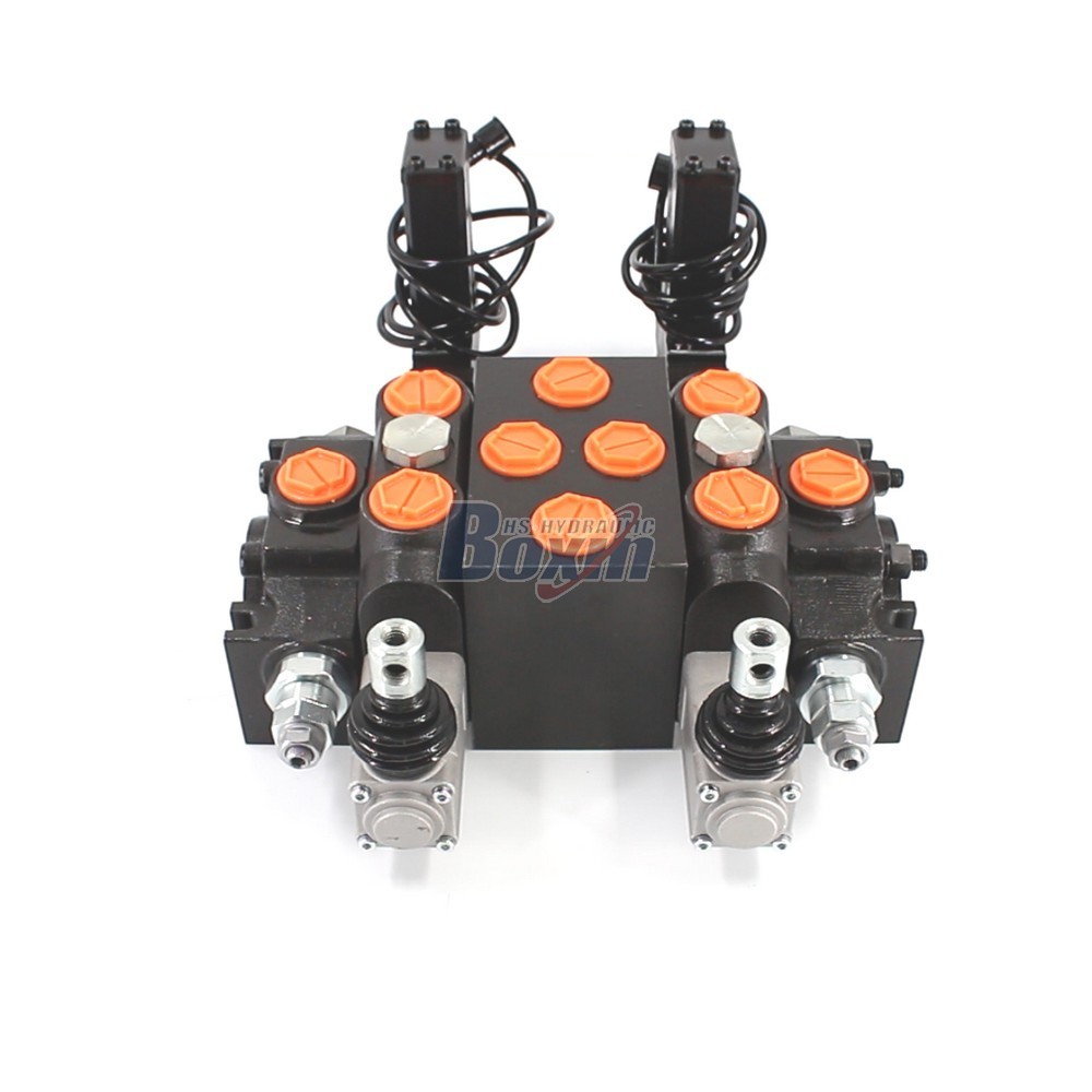 DCV200 Series Electric Motor Driven 2 Spool Sectional Hydraulic Valve main image